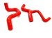 OBX Red Silicone Radiator Hose for 00-04 Ford Focus ZX3/ZX5 ZETEC (RH12R)