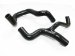 OBX Black Silicone Radiator Hose for 00-04 Ford Focus ZX3/ZX5 ZETEC (RH12BK)