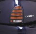 2002-2008 GMC Envoy Slots Taillight Covers Black/Primed Horizontal Slot (36316, V1536316)