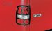Slotted Tail Light Cover For Dodge ~ Durango ~ 2004-2009 Smoke (35559, V1535559)