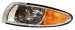 TYC 18-5036-01 Pontiac Grand Prix Driver Side Replacement Parking/Side Marker Lamp Assembly (18503601)