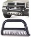 WESTIN 32-1365 Ultimate Bull Bar; 3 in. Dia.; Black; w/Stainless Steel Skid Plate; Tow Hooks Must Be Removed; (32-1365, 321365, W16321365)