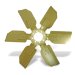 Flex-a-lite 5719 Gold Steel, Aluminum bladed 19 1/4" Reverse Rotation O.E. Replacement Fan (5919, F215919)