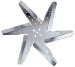 Flex-a-lite 1008 Chrome Star Stainless Steel 18" Low Profile Belt Fan (1008, F211008)
