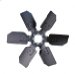 Flex-a-lite 5717 Steel Star Aluminum 17.25" O.E. Replacement Fan (5717, F215717)