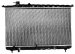 99-05 Hyundai Sonata 2.4/2.7L L4/V6 Automatic Tranmission 1 Row Plastic Aluminum Radiator (2339)