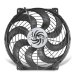 Flex-a-lite 398 Syclone Black 16" S-Blade Reversible Electric Fan (398, F21398)