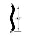 Dayco 70751 Curved Radiator Hose (70751, DY70751, D3570751)