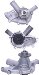 A1 Cardone 57-1247 Remanufactured Water Pump (571247, A1571247, 57-1247)