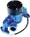 Electric Water Pump Blue Incl. 1 in. Pipe To 1.75 in. Billet Aluminum Hose Fitting Precision Die-Cast (66225B, P7566225B)