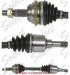 A1 Cardone 66-3302 Remanufactured Constant Velocity Half Shaft Assembly (A1663302, 663302, 66-3302)