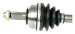 A1 Cardone 66-4001 Remanufactured Constant Velocity Half Shaft Assembly (66-4001, A1664001, 664001)