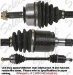 A1 Cardone 66-4017 Remanufactured Constant Velocity Half Shaft Assembly (664017, A1664017, 66-4017)