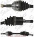 A1 Cardone 66-1273 Remanufactured Constant Velocity Half Shaft Assembly (661273, A1661273, 66-1273)