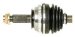 A1 Cardone 66-4127 Remanufactured Constant Velocity Half Shaft Assembly (A1664127, 66-4127, 664127)