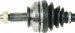 A1 Cardone 66-4121 Remanufactured Constant Velocity Half Shaft Assembly (A1664121, 664121, 66-4121)