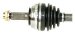 A1 Cardone 66-4128 Remanufactured Constant Velocity Half Shaft Assembly (66-4128, 664128, A1664128)
