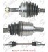 A1 Cardone 66-4138 Remanufactured Constant Velocity Half Shaft Assembly (A1664138, 664138, 66-4138)
