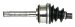 A1 Cardone 66-5065 Remanufactured Constant Velocity Half Shaft Assembly (A1665065, 665065, 66-5065)