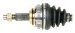 A1 Cardone 66-3035 Remanufactured Constant Velocity Half Shaft Assembly (663035, A1663035, 66-3035, A42663035)