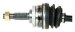 A1 Cardone 66-6054 Remanufactured Constant Velocity Half Shaft Assembly (66-6054, 666054, A1666054)