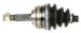 A1 Cardone 66-6075 Remanufactured Constant Velocity Half Shaft Assembly (666075, 66-6075, A1666075)