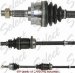 A1 Cardone 66-6170 Remanufactured Constant Velocity Half Shaft Assembly (666170, A1666170, 66-6170)