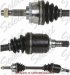 A1 Cardone 66-6178 Remanufactured Constant Velocity Half Shaft Assembly (666178, A1666178, 66-6178)