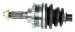 A1 Cardone 66-8097 Remanufactured Constant Velocity Half Shaft Assembly (668097, A1668097, 66-8097)