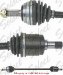 A1 Cardone 66-4066 Remanufactured Constant Velocity Half Shaft Assembly (664066, A1664066, 66-4066)