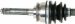 A1 Cardone 661350S Remanufactured Constant Velocity Drive Axle (661350S, A1661350S, 66-1350S)