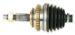 A1 Cardone 66-3025 Remanufactured Constant Velocity Half Shaft Assembly (663025, 66-3025, A42663025, A1663025)