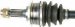 A1 Cardone 66-1028 Remanufactured Constant Velocity Half Shaft Assembly (661028, A1661028, 66-1028)