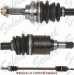 A1 Cardone 66-2074 Remanufactured Constant Velocity Half Shaft Assembly (662074, A1662074, 66-2074)