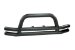 Rugged Ridge 11561.01 Textured Black Front Tube Bumper with Grill Guard (1156101)