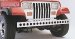 Rugged Ridge 11107.02 Stainless Steel Front Bumper Overlay with Holes (1110702)