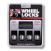 Gorilla Automotive 78631N Acorn Open End Wheel Locks (12mm x 1.50" Thread Size) - Pack of 4 (78631N)