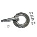 Jeep Ring & Pinion 4.88 Front D25, D27 CJ 1946-71, NOS DANA (May exhibit slight oxidation due to shelf life.) (1651302, O321651302)