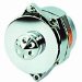 Powermaster 37294 Chrome Delco One Wire 140A w/Finishing Touch V-Pulley w/6-Hole cone (37294, P6637294)