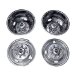 Pacific Dualies 31-1608 Polished 16 Inch 8 Lug Stainless Steel Wheel Simulator Kit for 1999-2002 Ford F350 Truck (311608)