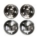Pacific Dualies 44-1708 Polished 17 Inch 8 Lug Stainless Steel Wheel Simulator Kit for 2003-2010 Dodge Ram 3500 Truck (441708)