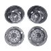 Pacific Dualies 31-1950 Polished 19.5 Inch 10 Lug Stainless Steel Wheel Simulator Kit for 2010 and Earlier Ford F650 Truck (311950)