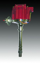 Blueprint HEI Distributor; Incl. Polished Housing/Shaft/Bushings/Volt Coil w/Dust Cover/Module/Distributor Cap/Rotor w/Brass Terminals; (T64650000, 650000)