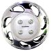 Goodyear GY-WC2013-1251 13'' Chrome and Lacquer ABS Plastic Universal Wheel Cover Set - Pack of 4 (GYWC20131251, GY-WC2013-1251)