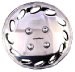 Goodyear GY-WC2013-1128 13'' Chrome and Lacquer ABS Plastic Universal Wheel Cover Set - Pack of 4 (GY-WC2013-1128, GYWC20131128)