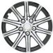 Pilot Automotive WH528-14SE-B Stick Wheel Cover - Black Polish - Silver - 14 Inch (WH528-14SE-B)