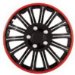 Pilot Automotive WH527-15RE-B Cobra Wheel Cover - Black W/Red Ring 15 Inch (WH527-15RE-B)