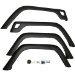 Rugged Ridge 11603.12 Stock Width Fender Flare Kit with Hardware for TJ Jeep Wrangler 1997-2006 - 4 Piece (1160312)
