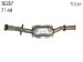Eastern 30287 Catalytic Converter (Non-CARB Compliant) (EAST30287, 30287)