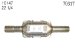 Eastern 10147 Catalytic Converter (Non-CARB Compliant) (10147, EAST10147)